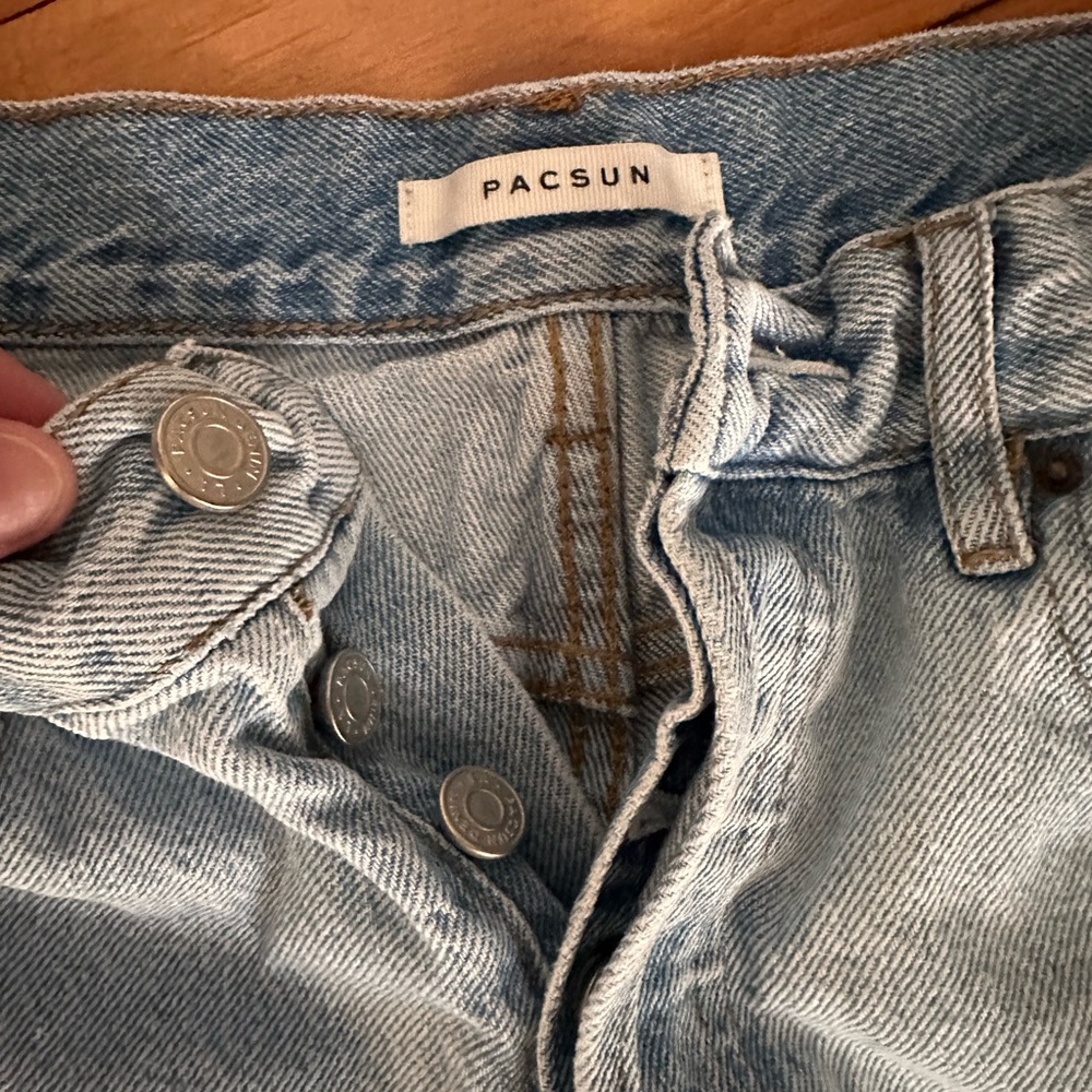 PacSun high-rise Light Blue Straight Leg Jeans 26